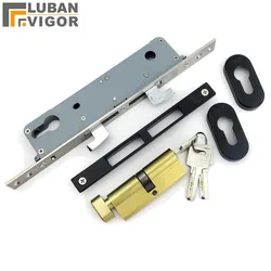 Heavy sliding door double hook lock cylinder size 70mm balcony Aluminum alloy door safer stronger durable Balcony door lock