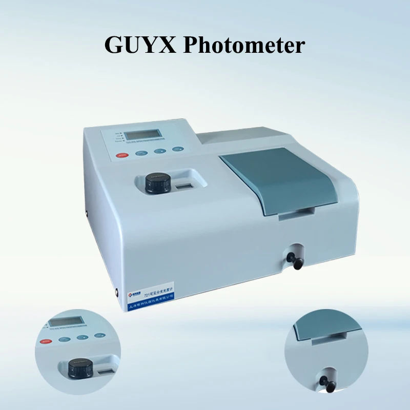 

721 Spectrometer Visible UV Spectrophotometer Digital Laboratory Spectrophotometer 350-1020nm Tungsten Lamp Laboratory Equipment