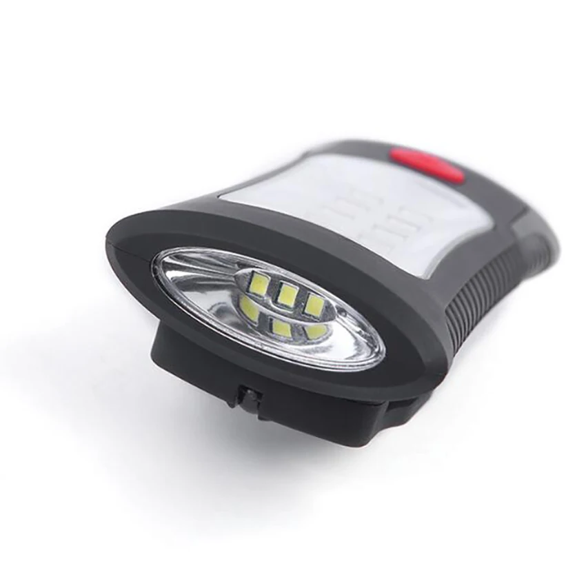 1Pc COB/LED lampade da lavoro a luce magnetica con gancio, luci da trekking da campeggio all'aperto portatili illuminazione della lampada di emergenza della torcia elettrica