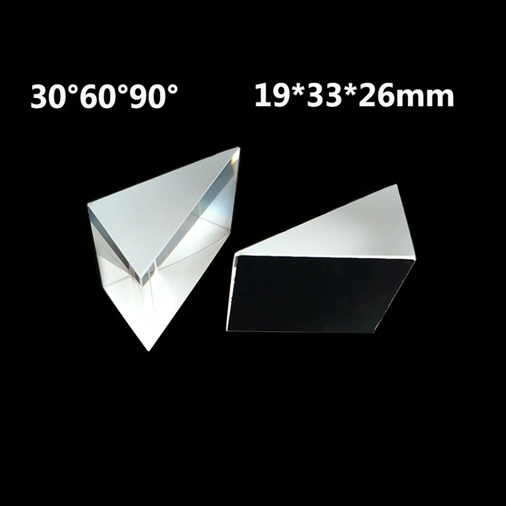 Optical Prism 90 Degree K9 Glass Triangular Prisms Processing Factory Customized Laser Mirror Coating Prism