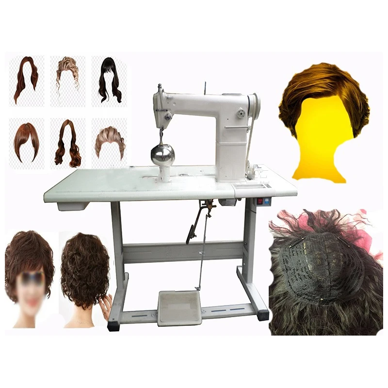 Electric Desktop Wig High Head Car Sewing Machine Feeding High Column Machine Hair Processing Machinery And Equipment