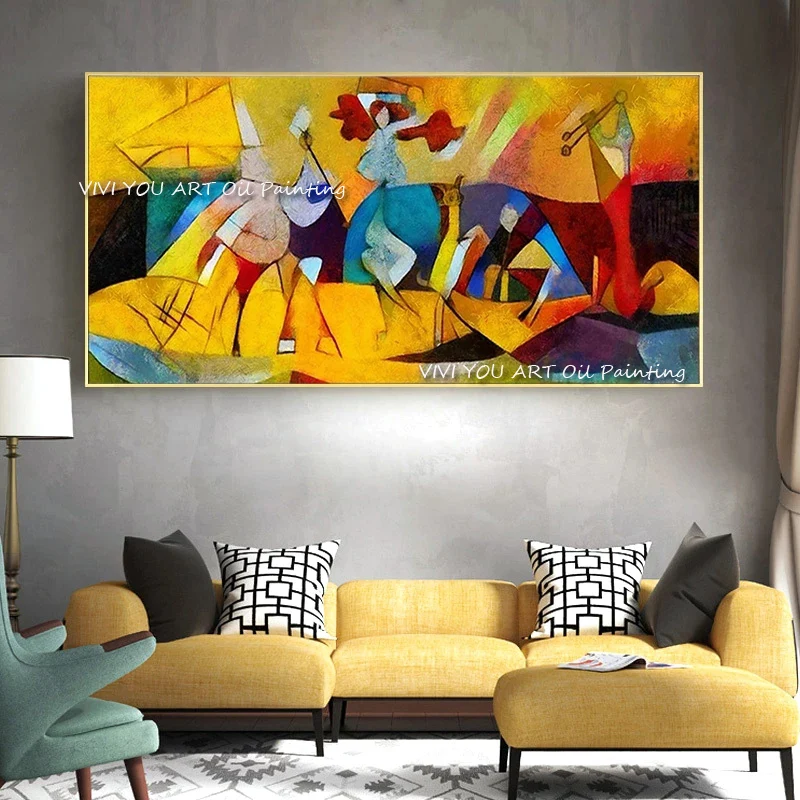 

Abstract Wall Art Pictures For Living Room Modern Home Decor Famous Artworks By Picasso Handmade Canvas Oil Painting