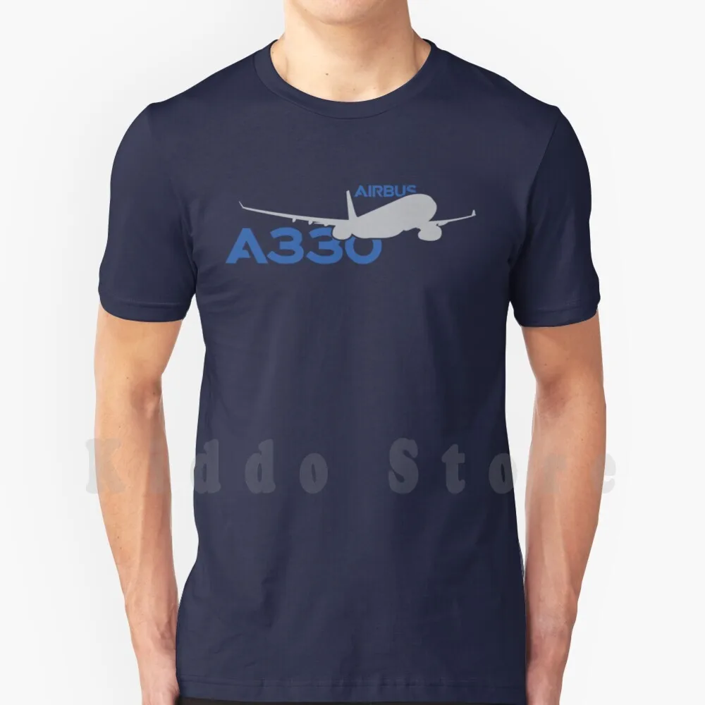 Camiseta Airbus A330 de algodón para hombre, camiseta genial con estampado DIY, Airbus A330, Airbus A330, Airbus Family Jetliner Aviation Avgeek Neo