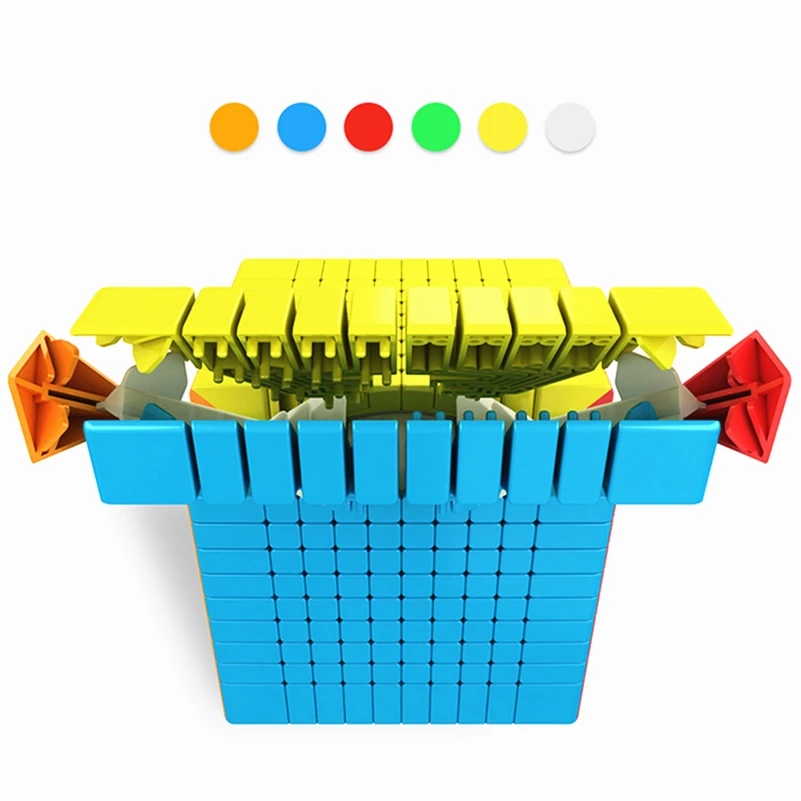 Moyu Magische Kubus 10X10X10 Magische Kubus Profissional Puzzel Cubes 10 Laag Moeilijkheid Uitdagende Cube Game Cube educatief Speelgoed MoYu Meilong 10x10x10 Magic cube 10x10 Cube