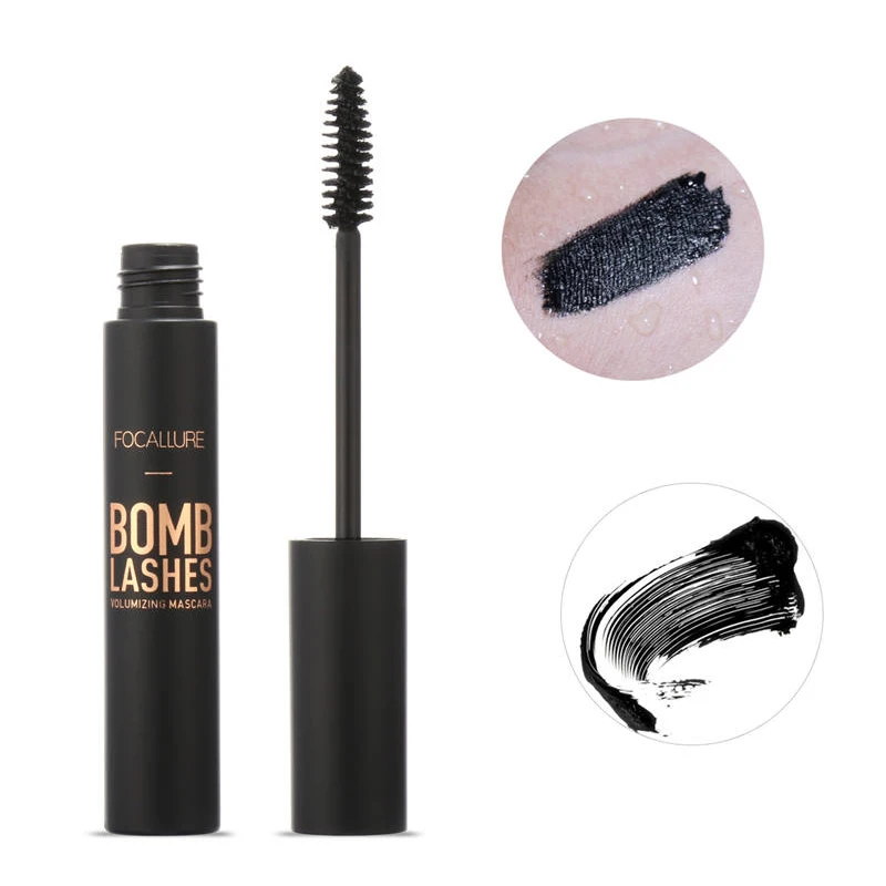 FOCALLURE Professional 3D Black Mascara Volume Curling Makeup Waterproof Thick Lengthening Eyes Beauty