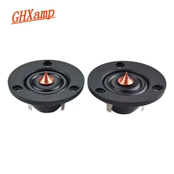 GHXAMP 2 Inch 65mm Dome Tweeter Speaker Unit Chinese Silk Diaphragm Neodymium Treble Car Home Theater DIY Bright 20W 2PCS