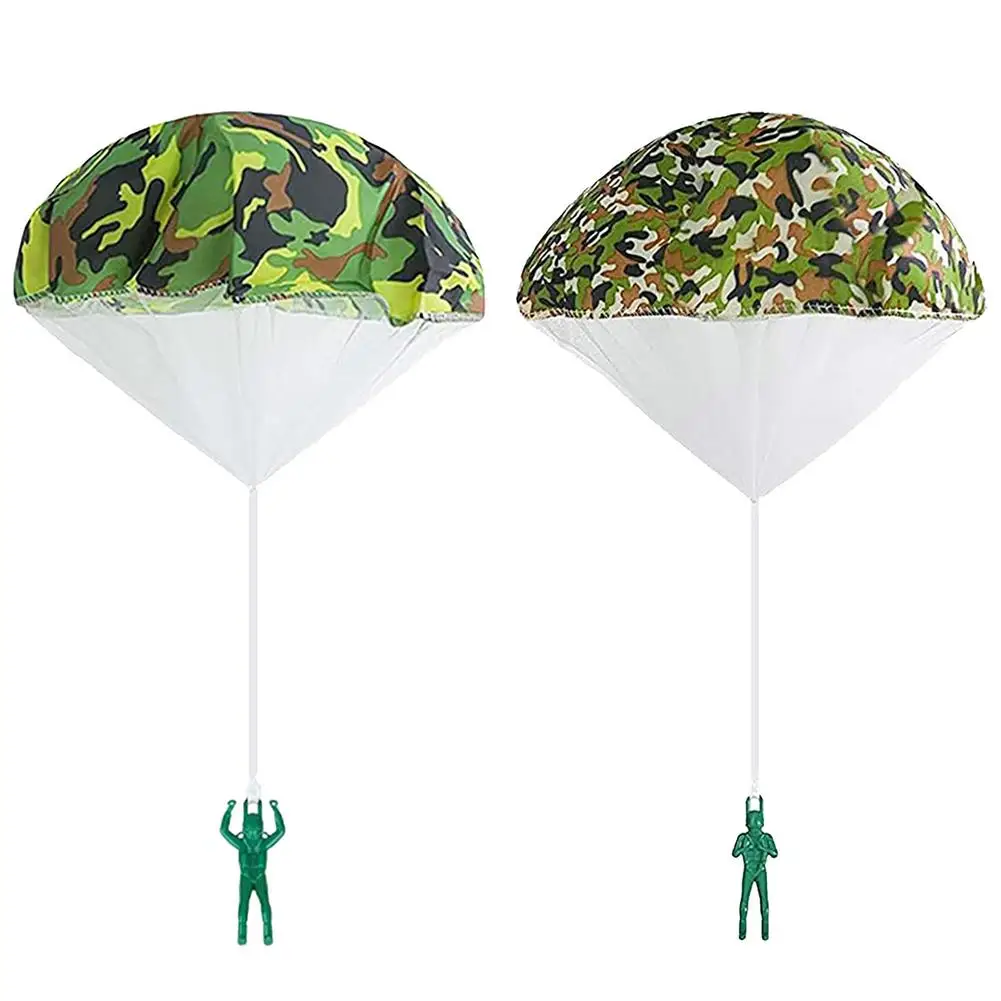 Children'Camo Parachute Toy Recyclable Mini Soldier Parachute Toys For Kids Fun Play Outdoor Sports Game