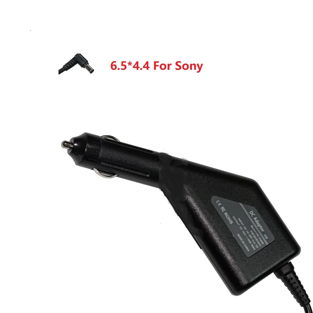 Laptop Car Charger 19.5V 3.3A 3.9A 4.7A 6.5*4.4 for Sony Vaio VGP-AC19V19 VGP-AC19V20 VGP-AC19V27 PCG-61511L PCG-61611L Laptops