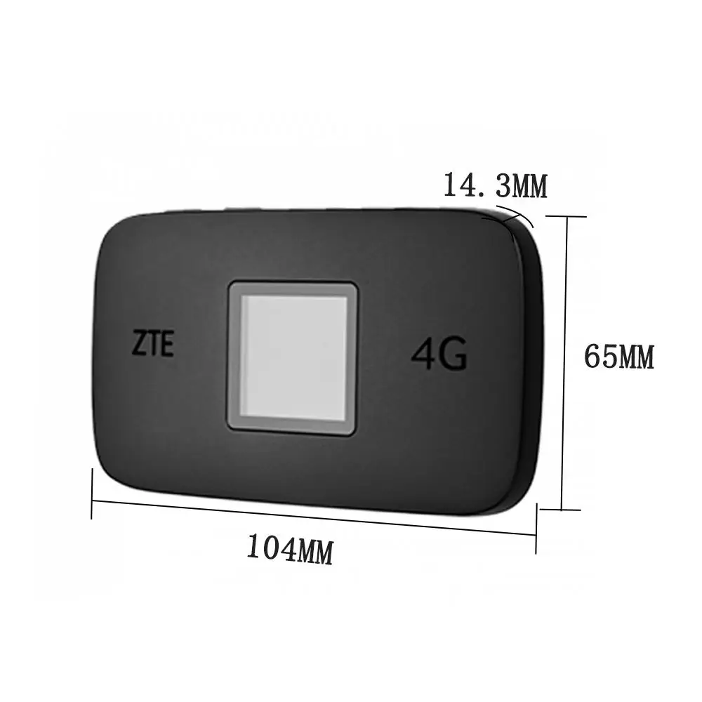 Original Unlocked ZTE MF971V 300Mbps 4G+ LTE Cat6 Mobile WiFi Hotspot 4G mifi bands FDD B1/2/3/4/5/7/8/17&12/20/28 and TDD B38