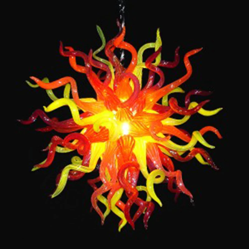 

LR1106 Free Shipping UL/CE LED Bulb Borosilicate Murano Glass Dale Chihuly Art Special Sunlike Glass Pendant Corridor Lamp