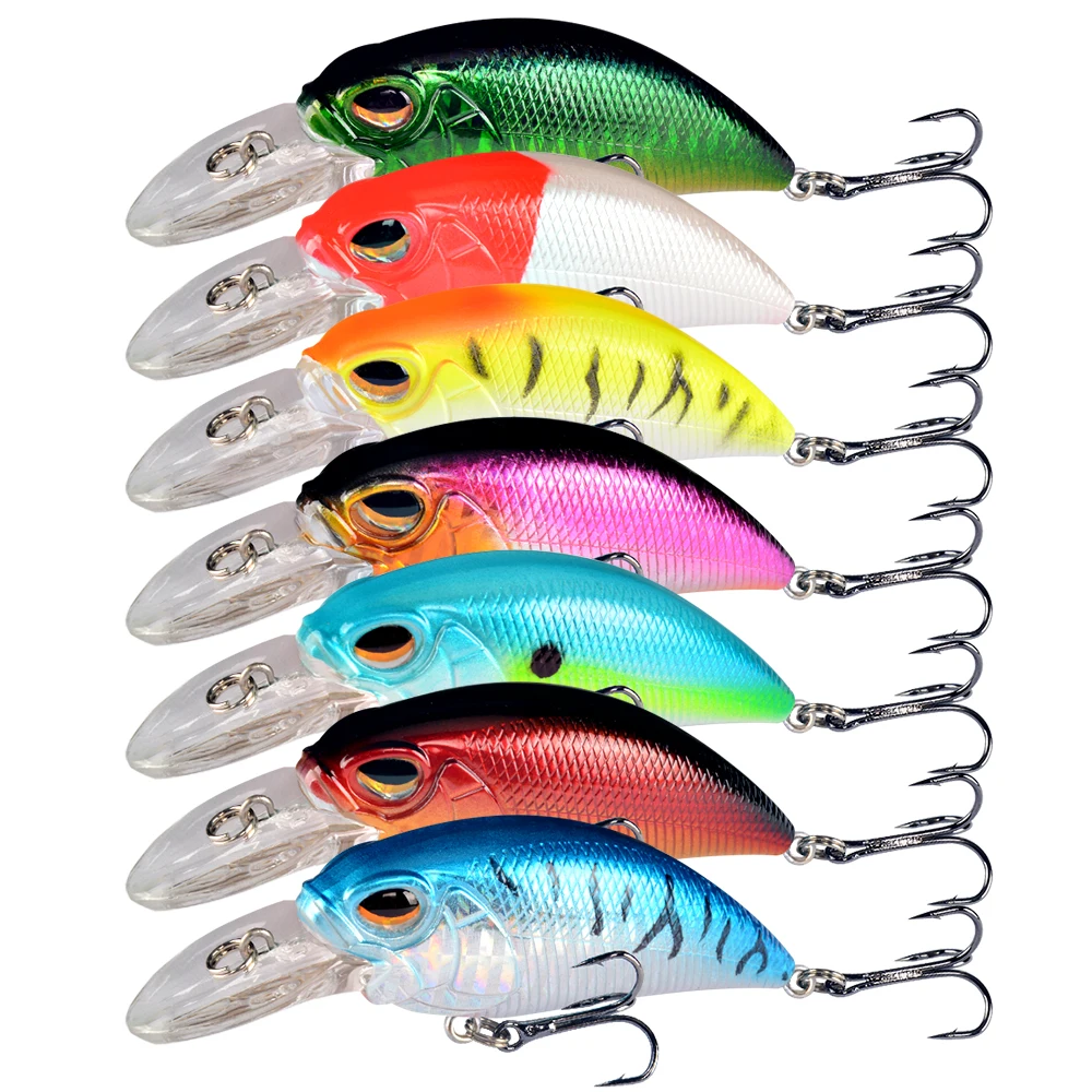 1PC Wobbler Fishing Lure Big Crankbait Minnow Bass Trolling Pike Carp Lures 7 Colors 15g/9cm Artificial Bait Swimbait Pesca