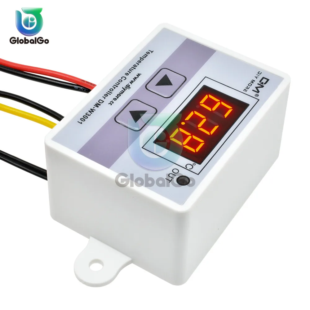 XH W3001 Digital Temperature Controller Tester Meter Thermostat Thermoregulator Aquarium Water Temp Regulator 110V 220V 12V 24V