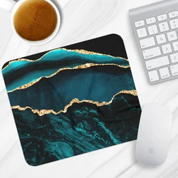 Mouse Pad de mármore com pulso, Tapete de borracha para jogos, Mesa do computador portátil, Acessórios para mesa de escritório, Estilo nórdico