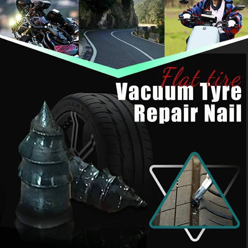 Vacuum tire repair nails electric car motorbike detachable non-destructive self-repairing film cold tire repair nails