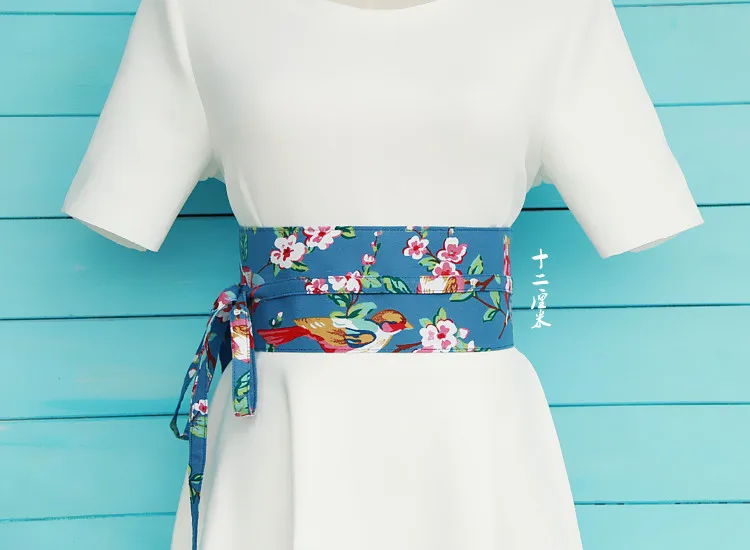 Fajas de estilo japonés para niños, Kimono de viento Harajuku, bata de baño de alta calidad, cinturón de faja de viento nacional Retro