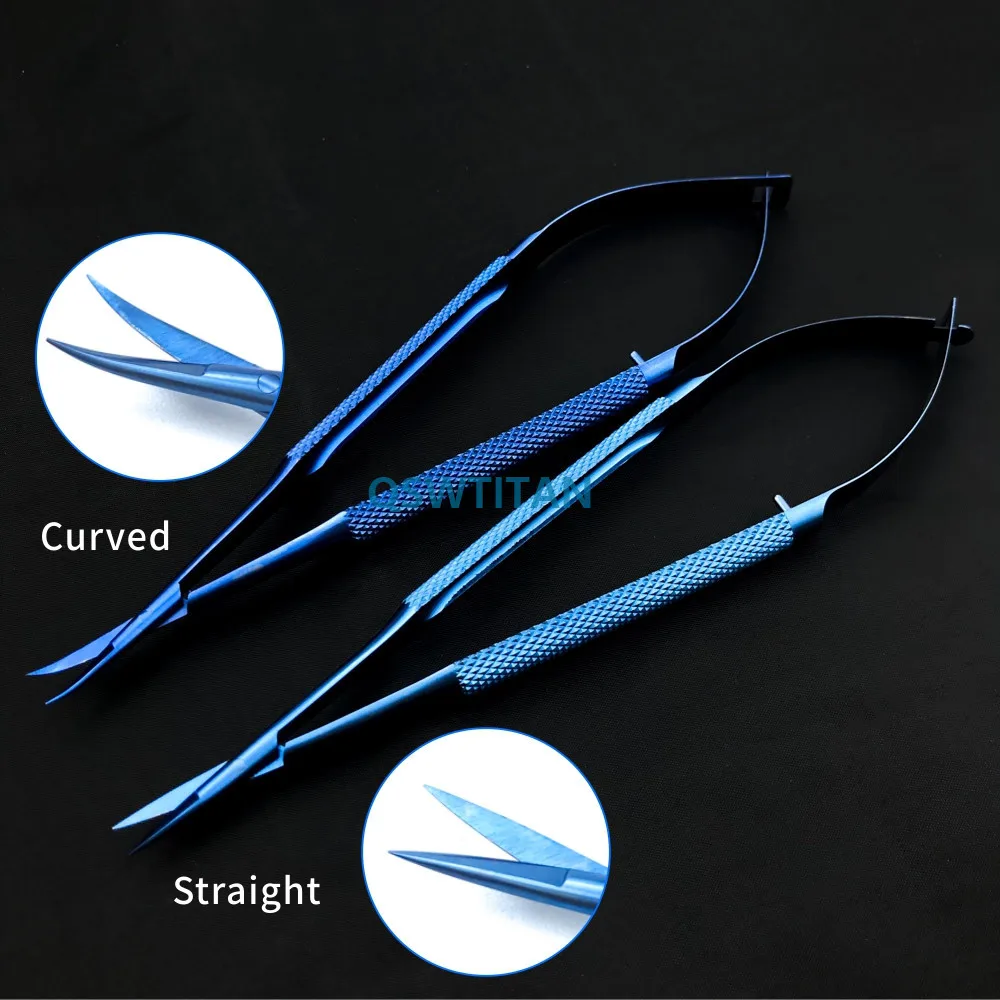 Titanium alloy Cornea Scissors ophthalmic Microscopic Scissors instruments surgical tools