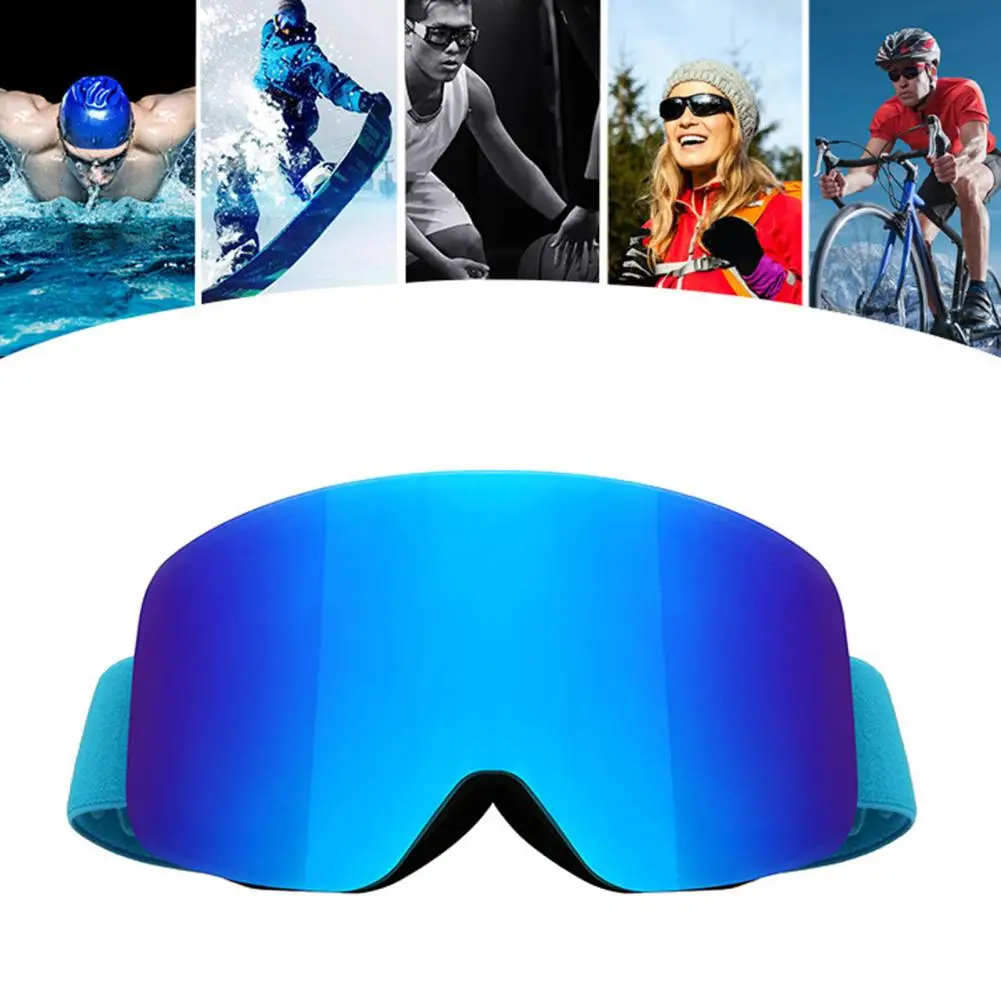 Snowboard Goggles Adjustable Motorcycle Goggles Non-slip Perfect Matching  Cool UV Protection Snowboard Goggles