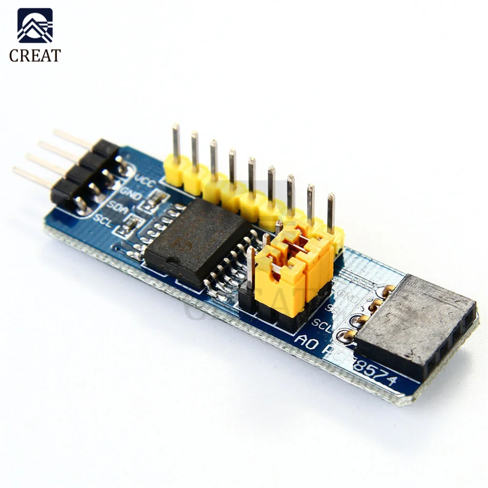 PCF8574 I2C Interface 8-bit IO MCU Expansion Board I/O Expander I2C Bus Evaluation Development Module AVR STM8 C8051F