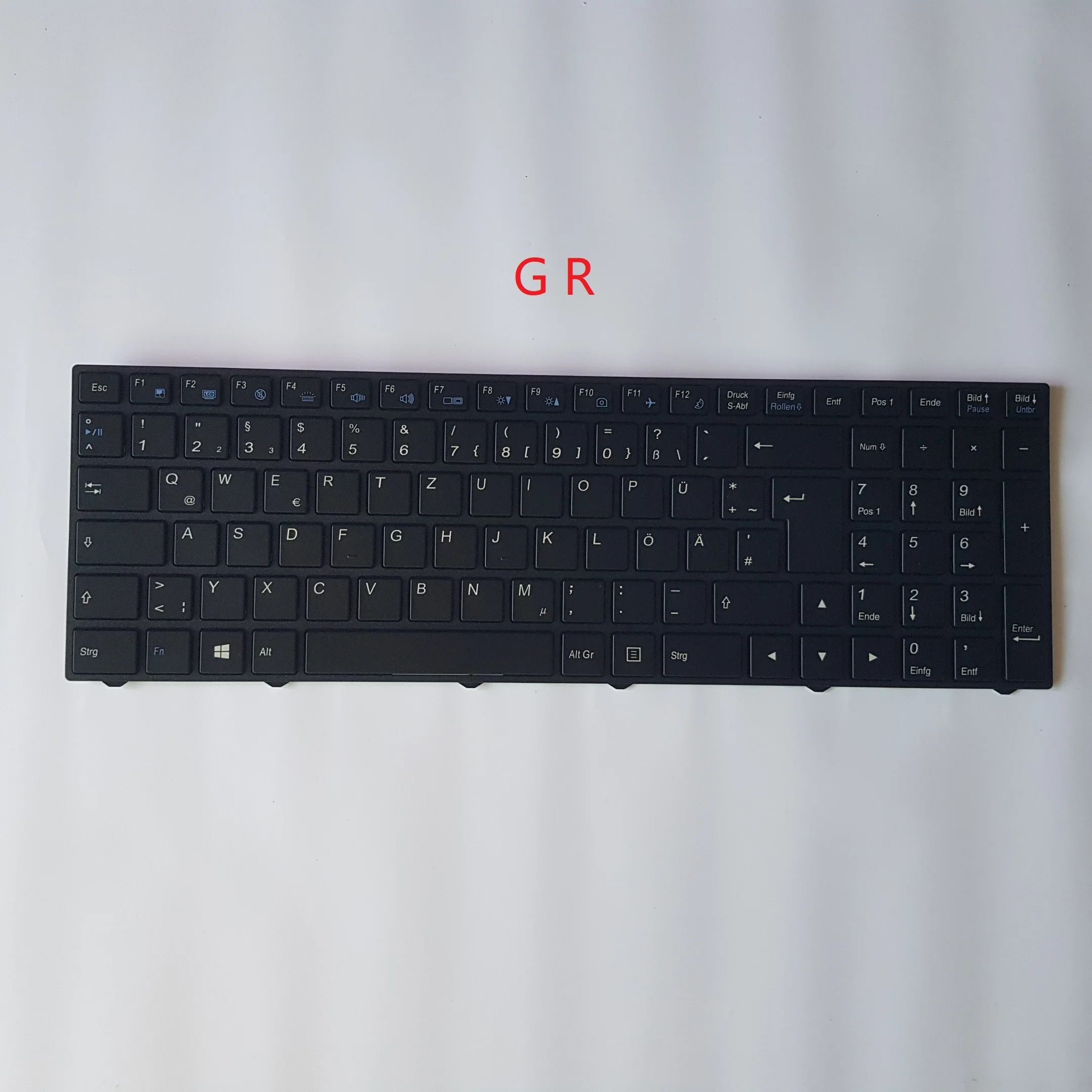 Clavier rétro-éclairé allemand, japonais, pour CLEVO N250, N350DW, N550RN, N650DU, N751BU, N750WG, N750WU