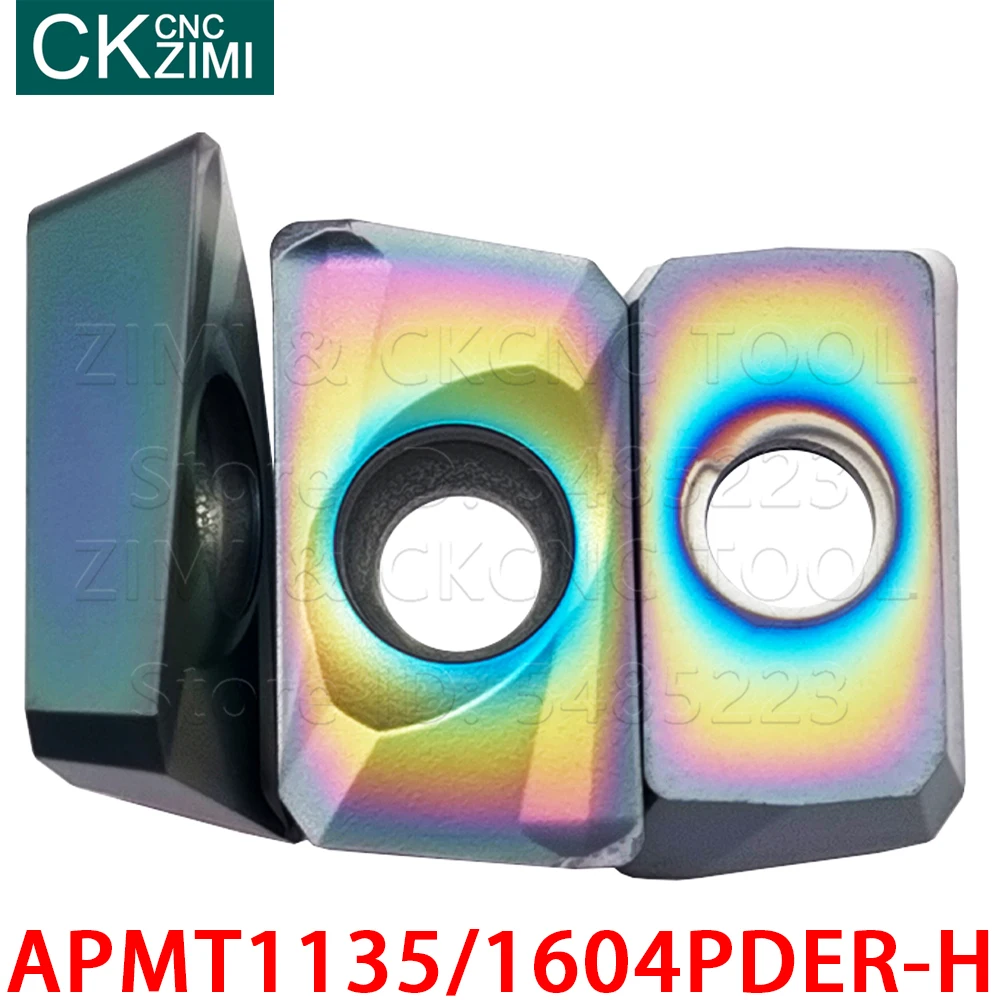 Inserts en carbure APMT1135PDER-H APMT1604PDER-H, outils de fraisage pour tour 300R 400R, APMT pour acier inoxydable, fonte