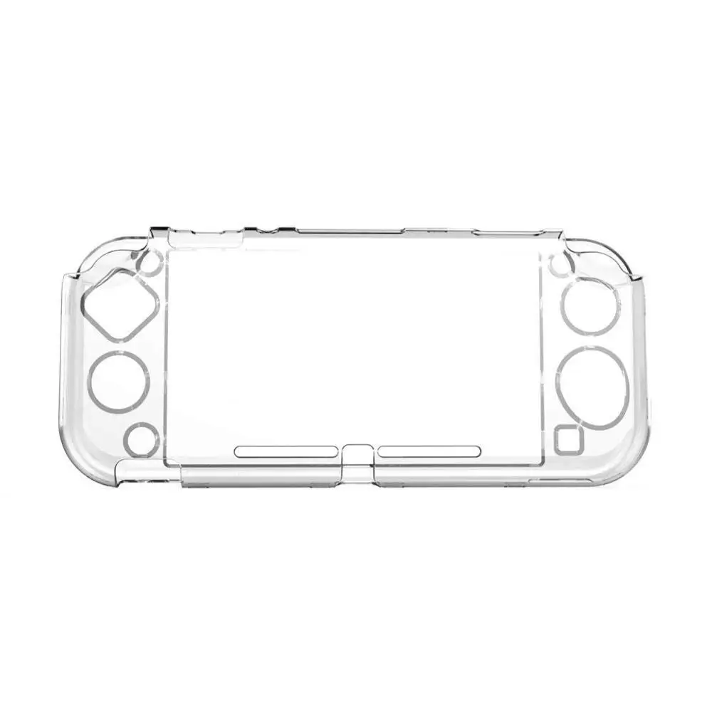 Прозрачный чехол из поликарбоната с кристаллами, защитный чехол, рамка, прозрачный защитный чехол для аксессуаров игровой консоли Nintendo Switch Lite