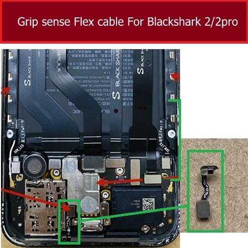 

Grip Sense Flex Cable For Xiaomi BlackShark 2 2Pro Grip Pressure Sensor Flex Cable Replacement Repair Parts