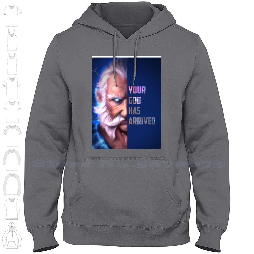 Zeus 2 100% Cotton Hoodie T-Shirt 2 Sven Moba Player Geek Nerd Against Strike Funny Even Online Terrorblade Summoner World Of