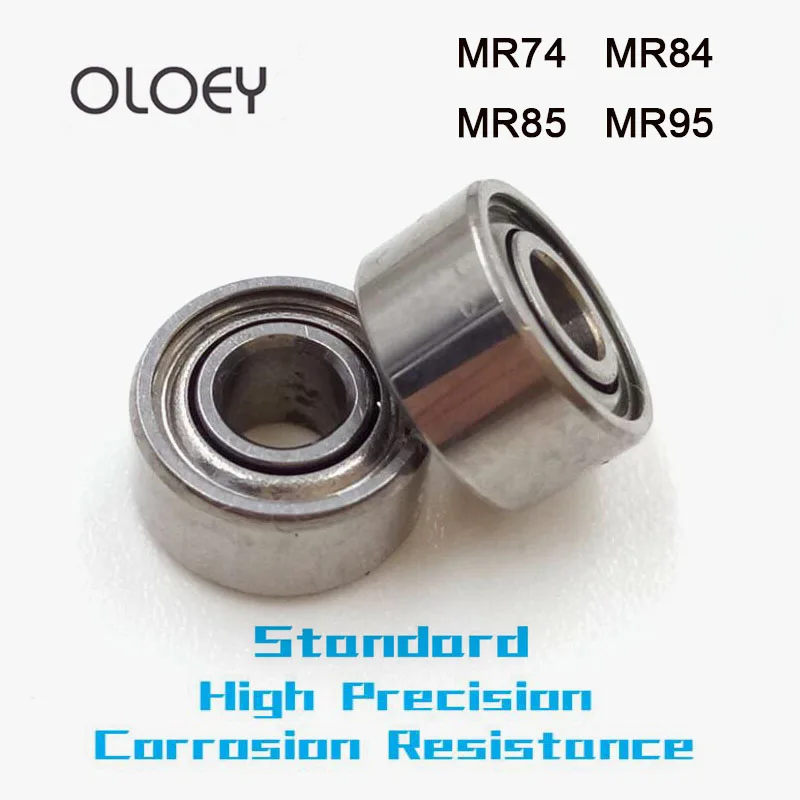 

MR Series MR74ZZ MR84ZZ MR85ZZ MR95ZZ 5/10pcs High Precision High Quality Miniature Model Bearing Metal Shielded Ball Bearings