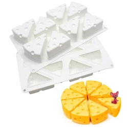 8 Cavity Cheese Silicone Mold Cheese Cake Mould Decorating Cheese Mousse Mold Cake Molds Decoration Cake Tool Cake Tools