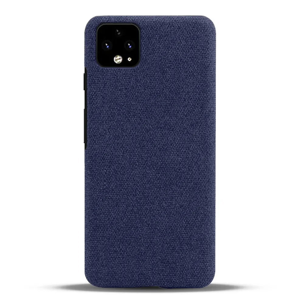 Cloth Cases For Google Pixel 5 Case Slim Retro Cloth Hard Phone Cover For Google Pixel 5 Coque Funda Capa