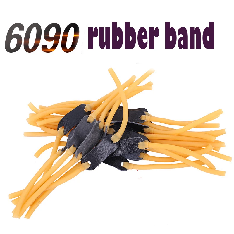 1/3/5pcs 6*9mm Elastic Rubber Band Bungee Replacement for Slingshot Catapult Hunting Outdoor Shooting  Bows