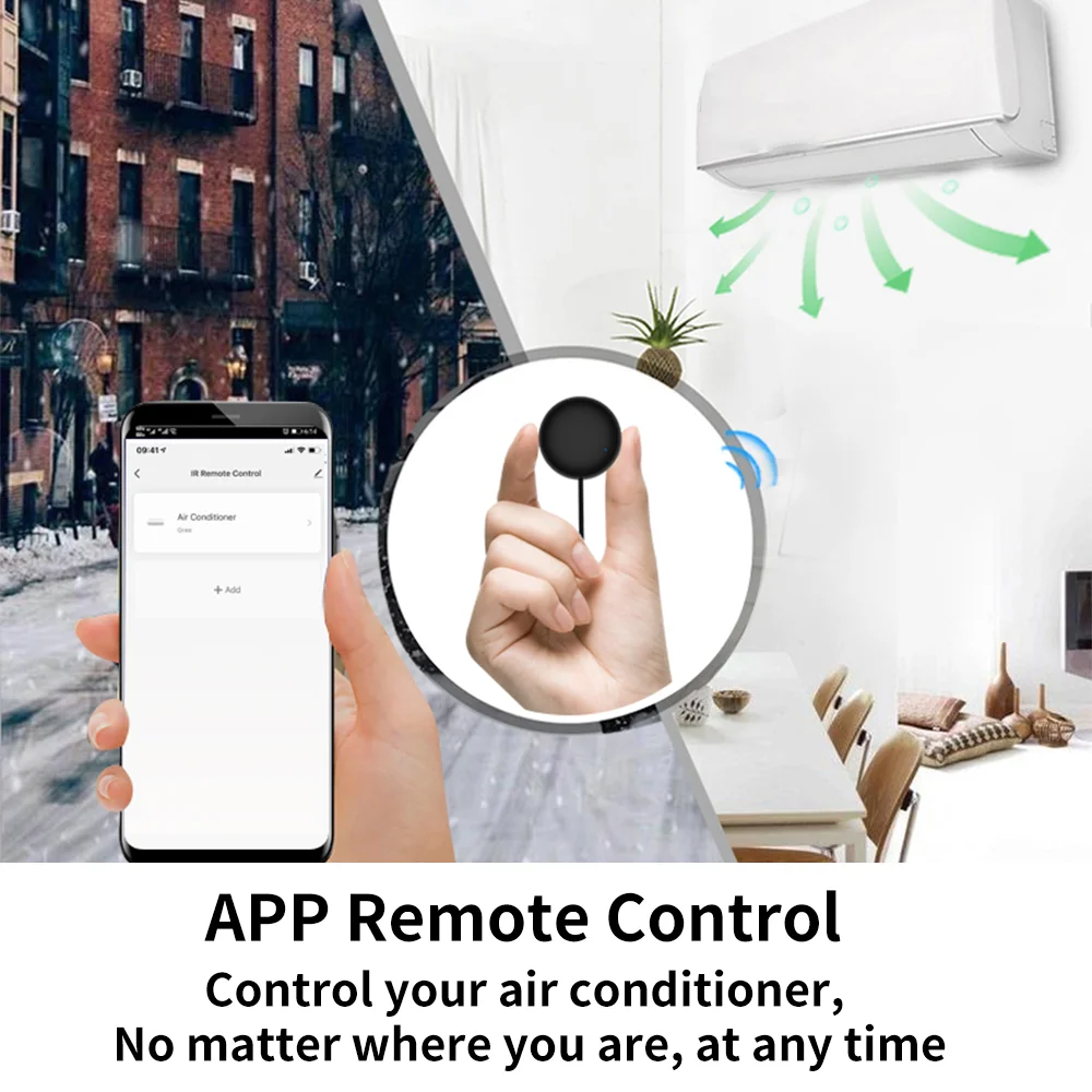 Tuya WiFi  IR Remote Control for Smart Home for TV Air Condition works with Alexa Google Home Yandex Alice