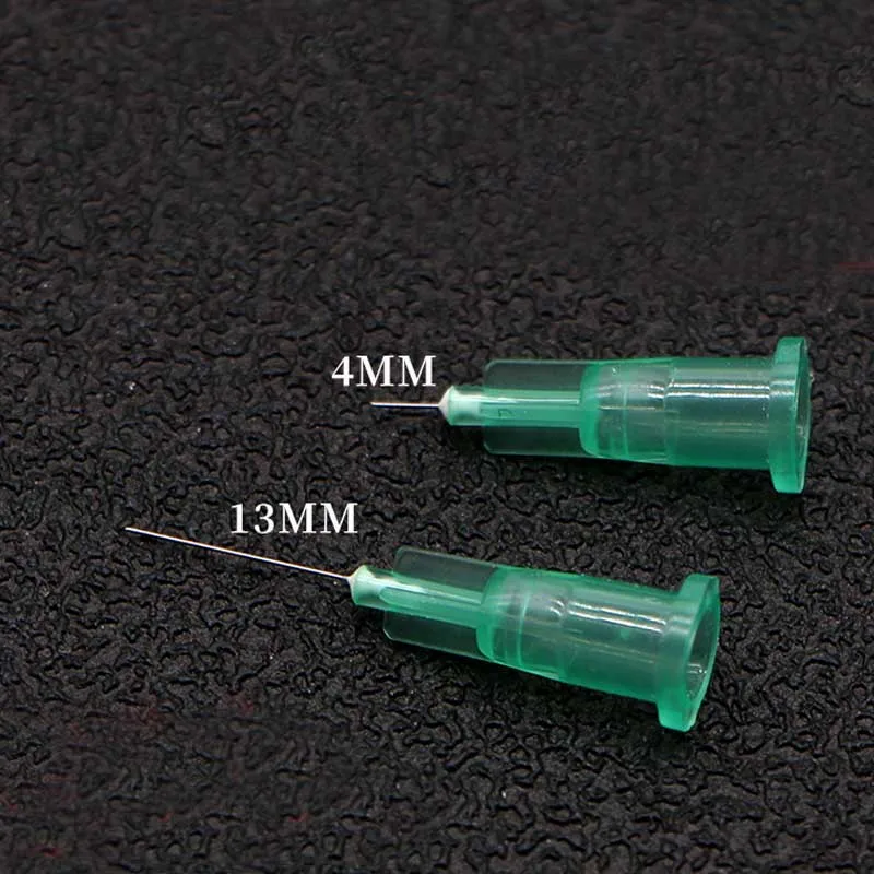 needle Piercing Transparent Syringe Injection glue Clear Tip Cap ForPharmaceutical injection needle 32G 4mm