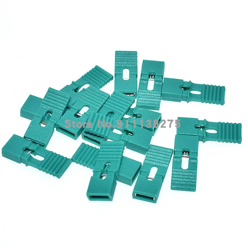 50pcs Jumper Cap 2.54mm Pitch Pin Header Connector Long Type Jumper Plug Cover DIY Repair Parts