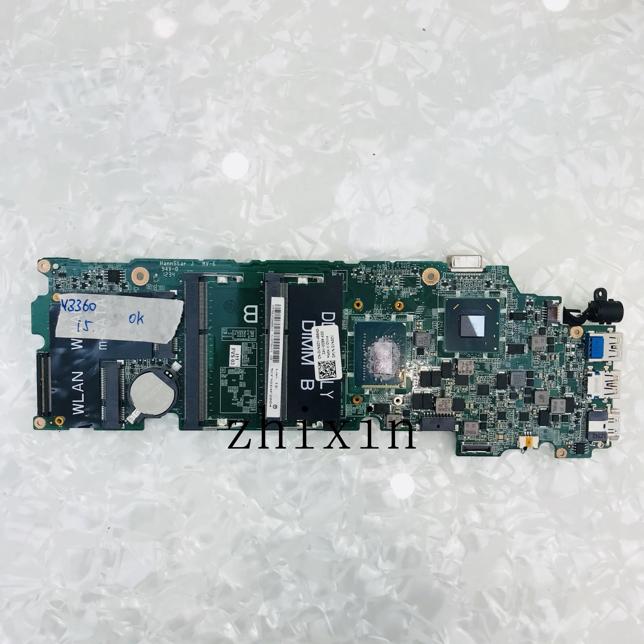 

yourui FOR DELL Vostro 3360 3460 Laptop Motherboard W/ I5-3317U CPU CN-0VNGCY 0VNGCY VNGCY DDR3 mainboard Test ok