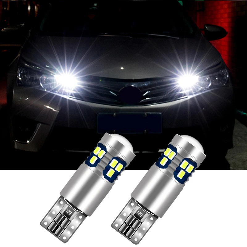 

For Toyota RAV4 RAV 4 XA40 XA50 2014-2018 2019 2020 2021 2PCS 12V W5W T10 LED Bulbs Car Parking Position Lights Auto Width Lamps