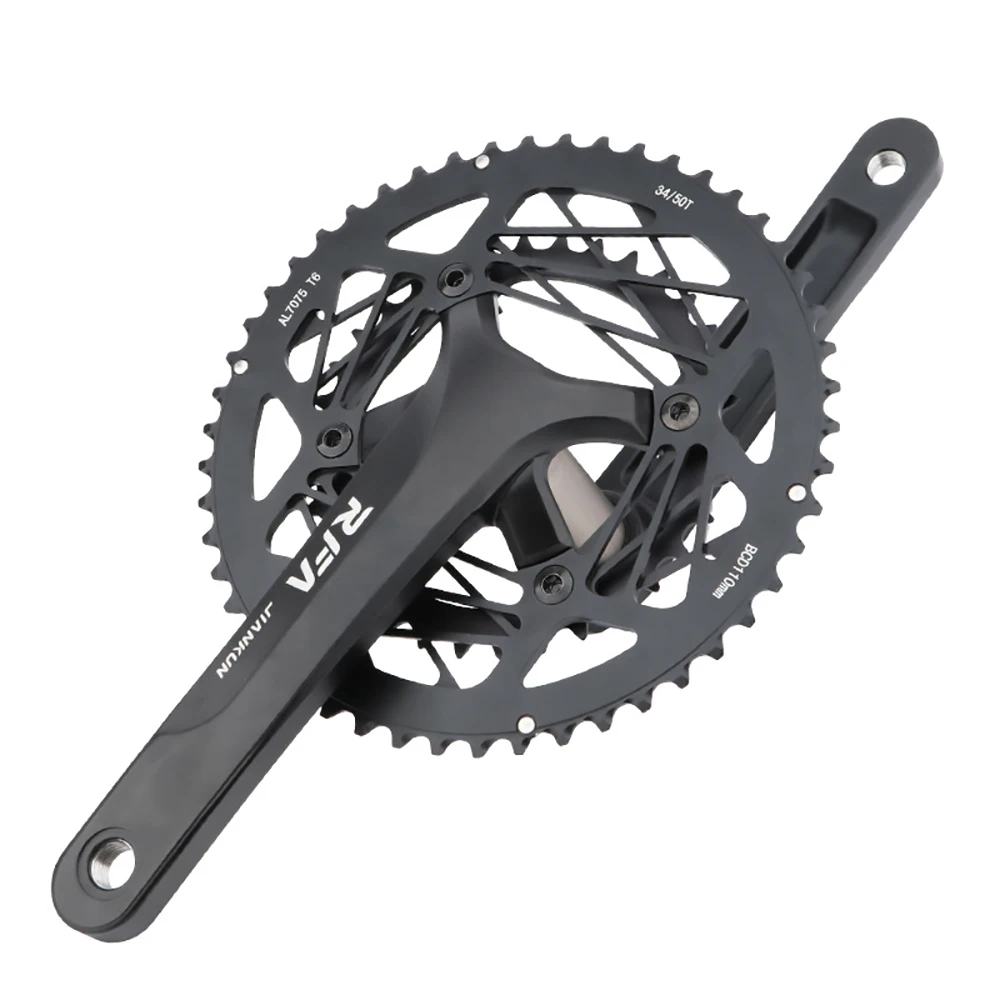 

High Quailty Road Bicycle Cranksets 34T -50T AL7075 Narrow Wide Hollow Chain Ring For 22/20 Speed Road Shifting System