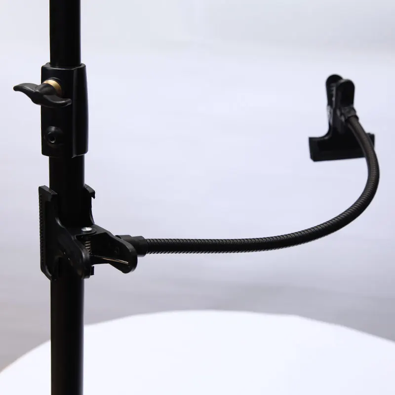 Gooseneck Camera Mount, cabeça dupla fotográfica, comprimento 50cm, 20 polegadas, 1pc