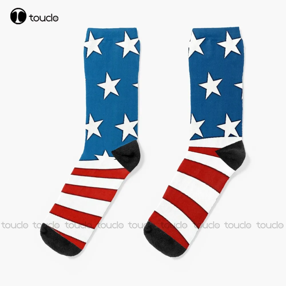 

New Amr2- American Flag - Usa Socks Fun Socks Personalized Custom Unisex Adult Socks Popularity Holiday Gifts Teen Socks