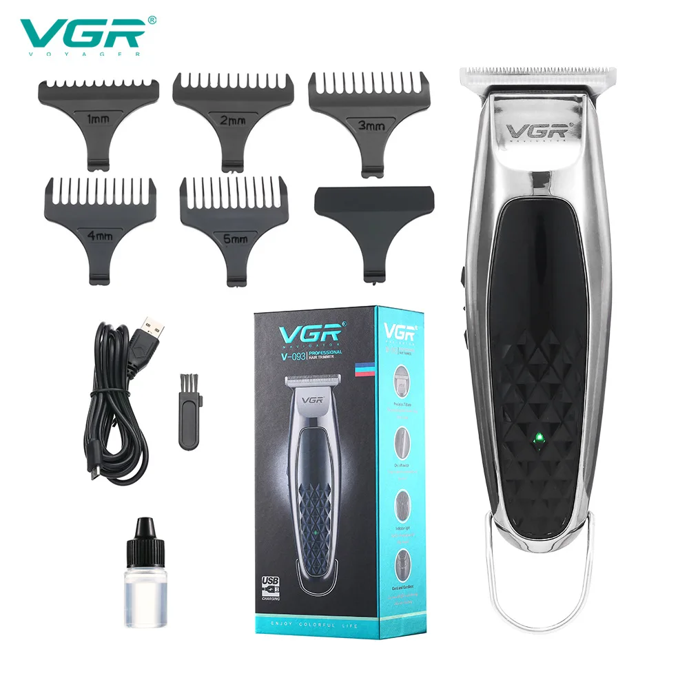 VGR 093 Clipper เด็ก Professional Personal Care USB Clippers Trimmer ตัดผมสำหรับตัดผม Clippers VGR V093