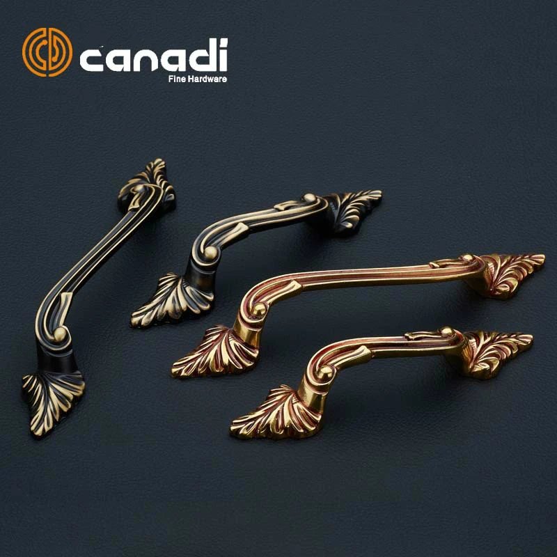 

2PCS European Solid Brass Kitchen Cabinet Door Handles Cupboard Wardrobe Drawer TV Wine Cabinet Pulls Handles&Knobs