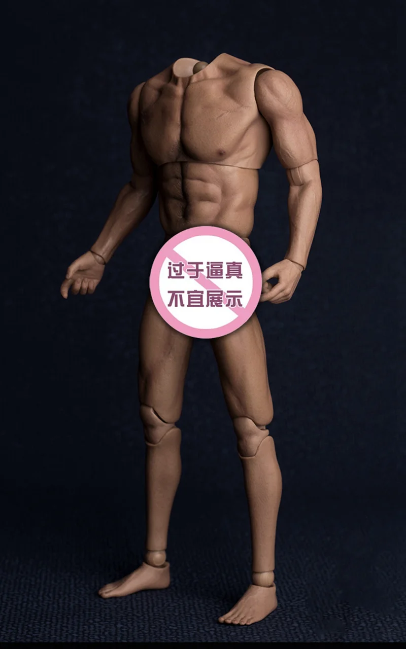 

1/6 Male Action Figure Doll Accessories Super Flexible Strong Muscle Body Fit 12" Figures Model Toys Assembly Accessories A1044