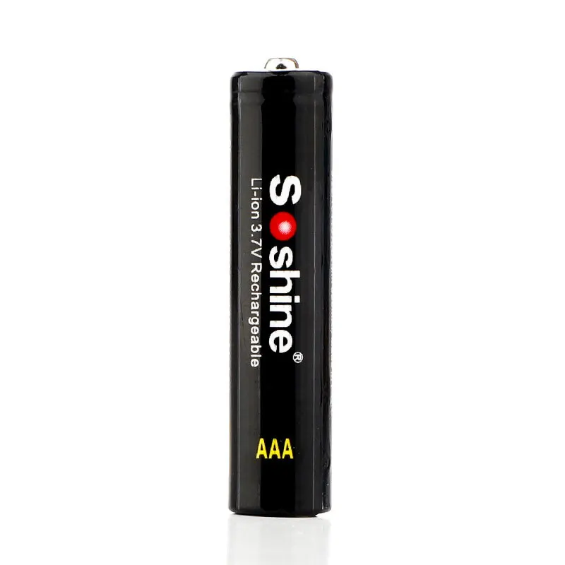 Soshine 10440 AAA 350mAh 3.7V Rechargeable Li-ion Battery with Battery Box