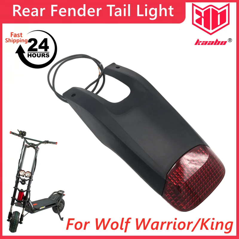 

Official Original Kaabo Wolf Warrior Rear Fender Tail Light For Wolf-Warrior Scooter Spare Parts Rear Mudguard Light Accessories