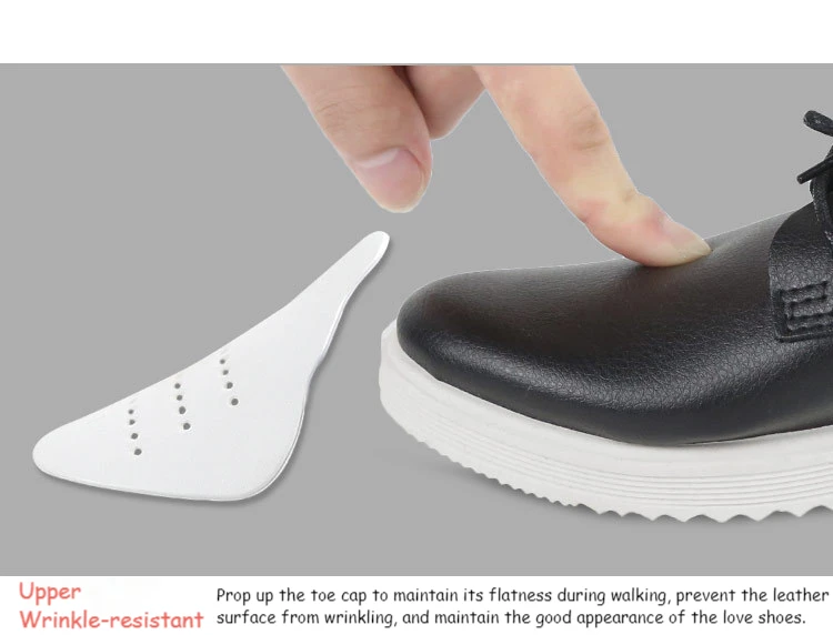 4/2Pcs Anti Falten EVA Schuh Schild Sneaker Anti Falte Unterstützung Schild Kappe Kappe Robuste Halter Schuhe kappe Anti Fuß Quetschen Pflege – Detail 7