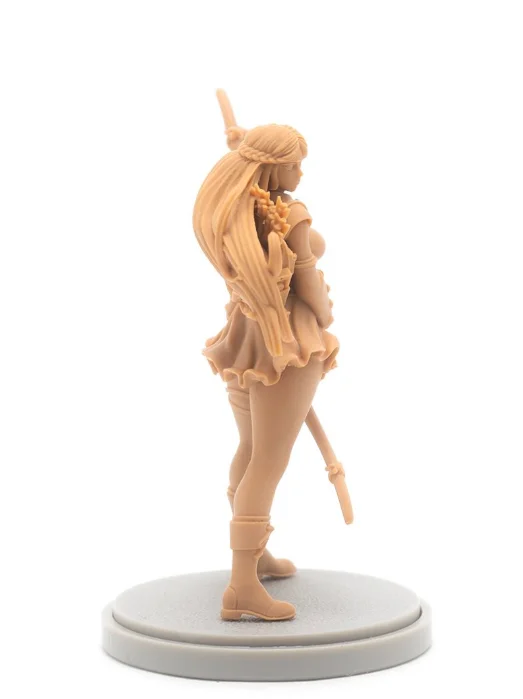 30mm Resin Figure model kits Death High Miko  Unassembled and unpainted