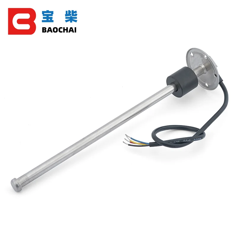 stainless steel oil tank level flow sensor 320mm length resistance liquid sensor