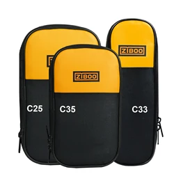 ZIBOO C25 C33 C35 pinza metro custodia morbida/cerniera trasportare custodia morbida; FC25 UT-B01 borsa originale in tela multimetro trasportare impermeabile