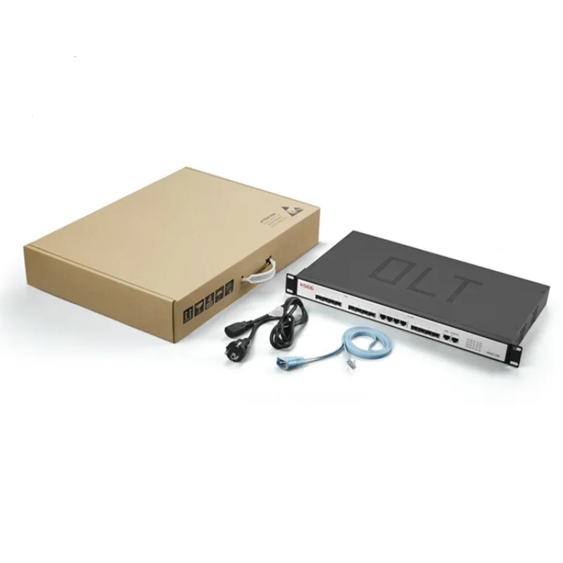 Epon Olt 8 Pon Poort Olt Gepon Ondersteuning L3 Router/Switch 4 Sfp 1.25G Sc Multimode Web Management open Software Open Software