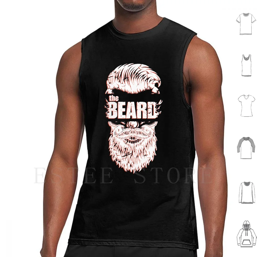 The Beard Skull Version Tank Tops Vest Sleeveless Bearded Handsome Beard Beards Regulate Rule Lumbersexual No Shave